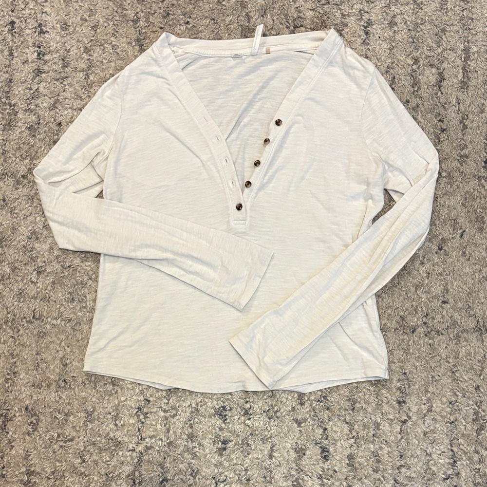 Travis Mathew Off-White Long Sleeve Top